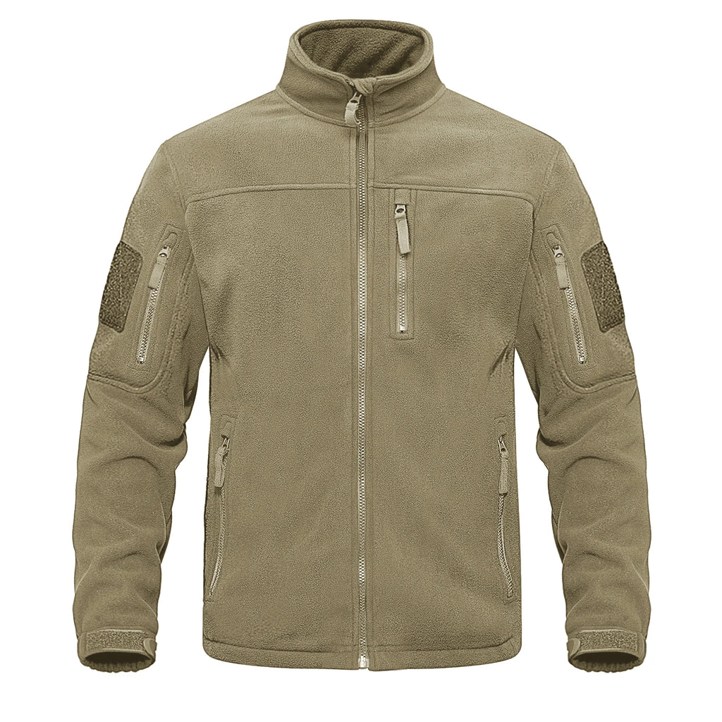 TACVASEN Men's Green Fleece Jacket
